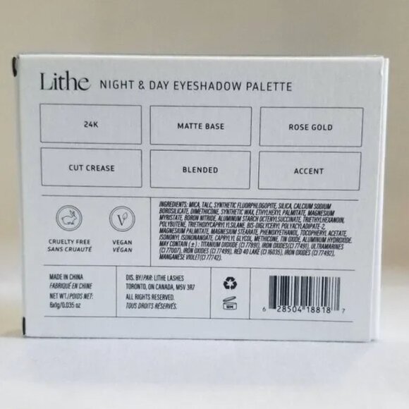 Lithe Beauty Night & Day Eyeshadow Palette - Picture 8 of 12